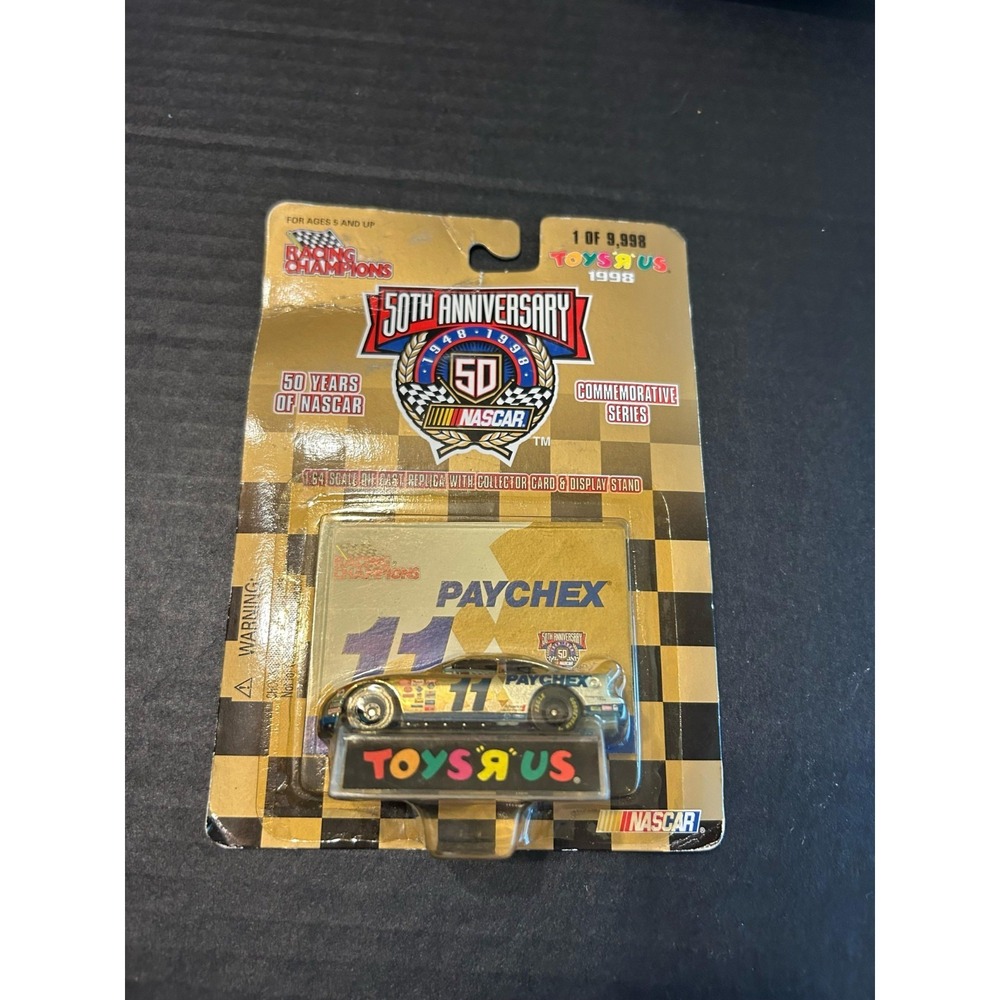 1998 NASCAR Racing Champions Toys R‎ Us Gold #11 PAYCHEX Brett Bodine